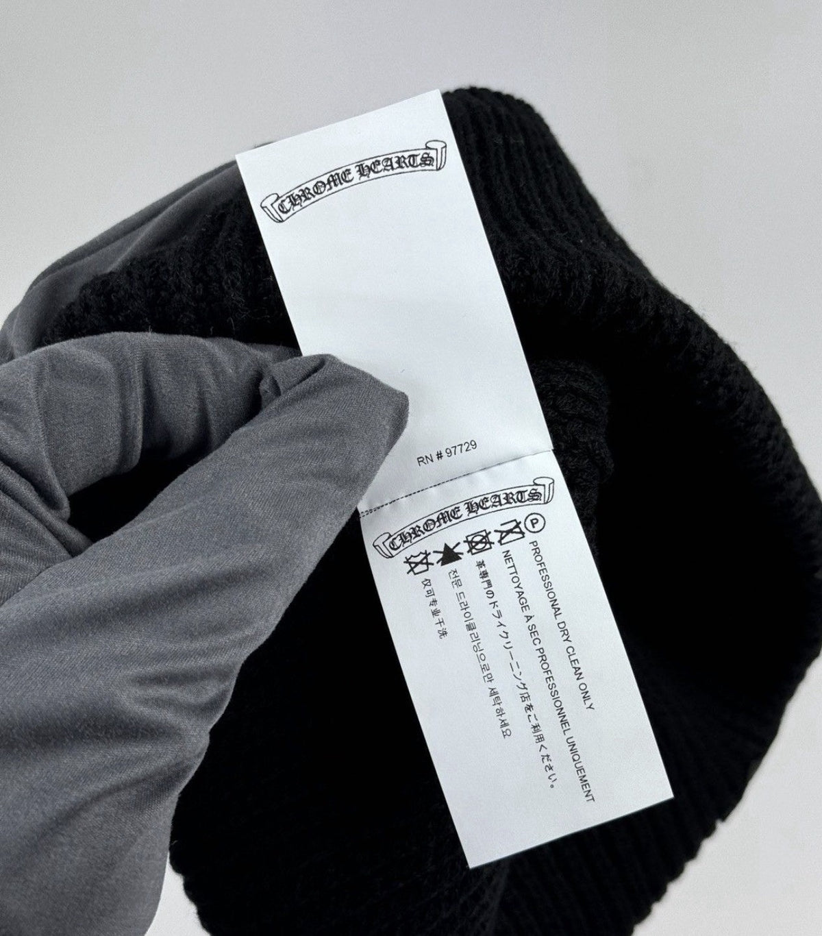 Chrome Hearts Leather Cross Patch With Cross Beanie, photo 8