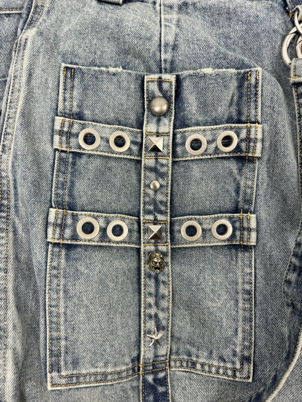 Balenciaga 2 in 1 Raver Japan Denim Jeans / Shorts, photo 6