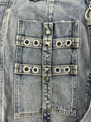 Balenciaga 2 in 1 Raver Japan Denim Jeans / Shorts, photo 6