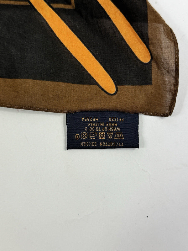 Louis Vuitton x Virgil Abloh LV Friends Silk & Cotton Bandana, photo 2