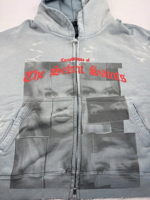 The Sekrit Saint Compliments Distressed Zip Up Hoodie（写真5）
