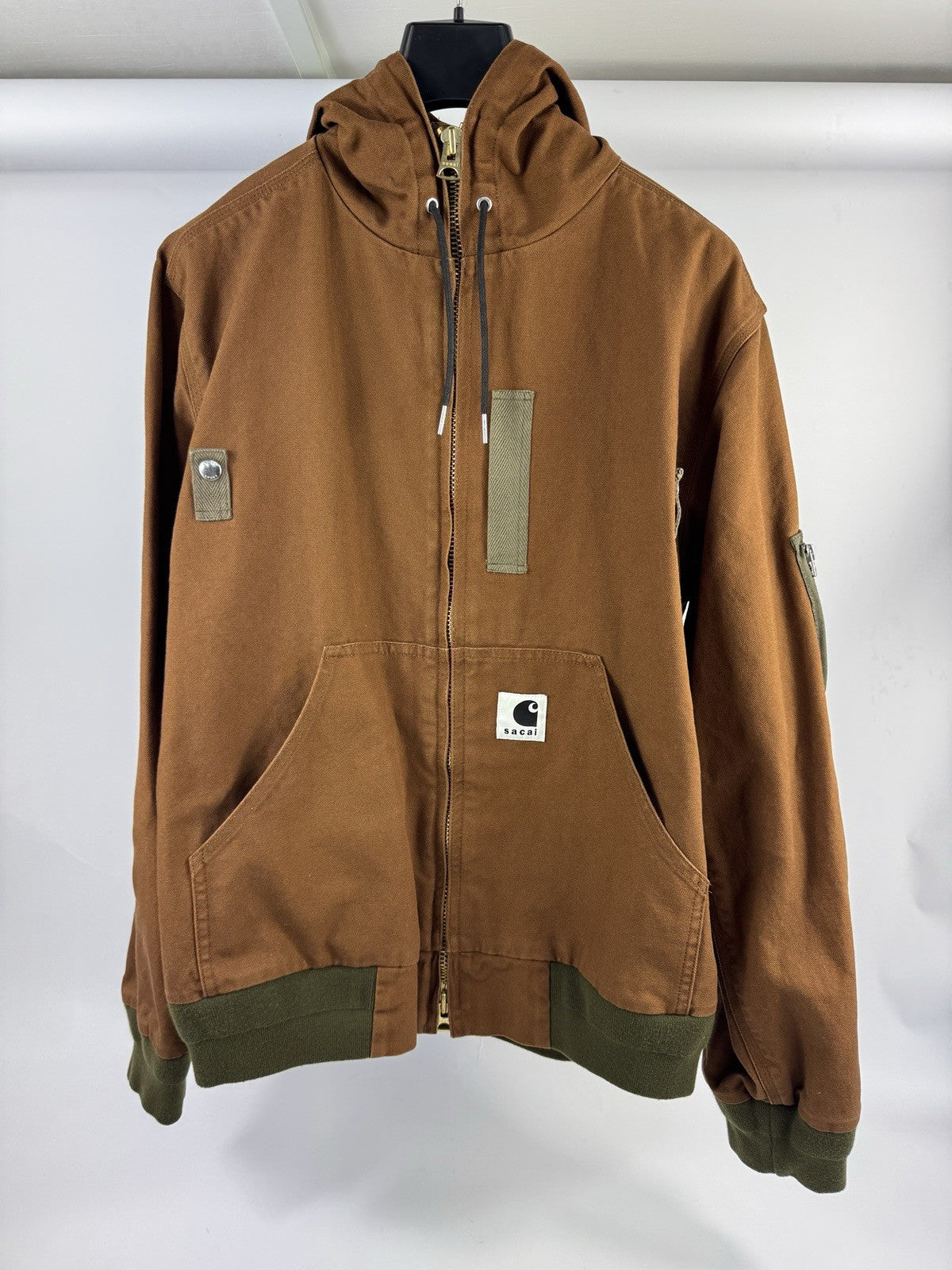 Sacai x Carhartt Oversized Denim Work Jacket, photo 2