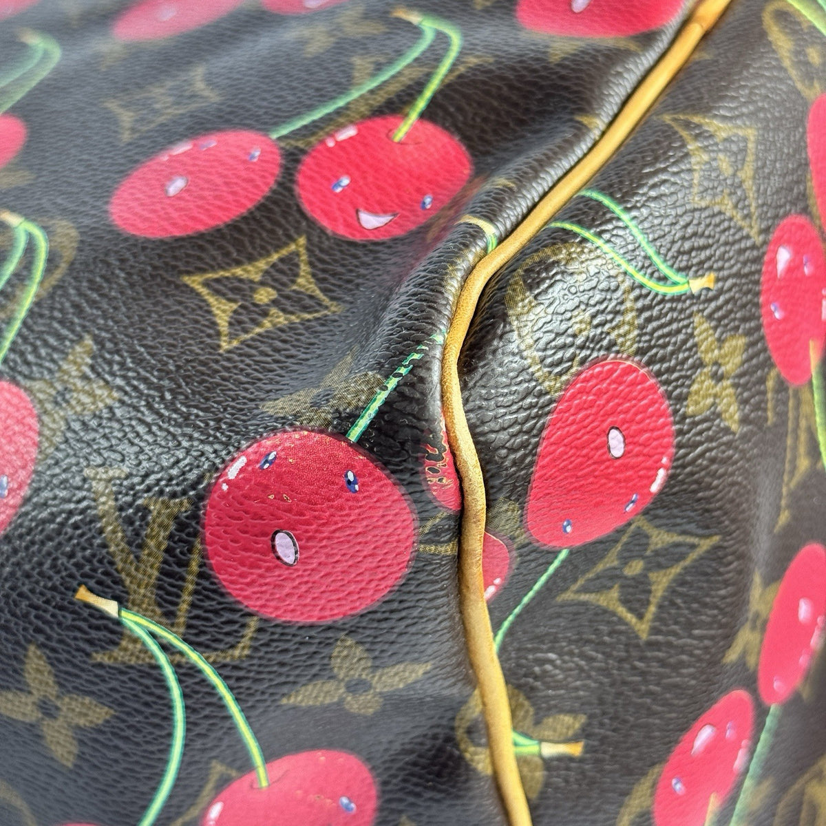 Louis Vuitton x Takashi Murakami Cherry Monogram 45 Keepall Duffle 2005 Cerises, photo 17