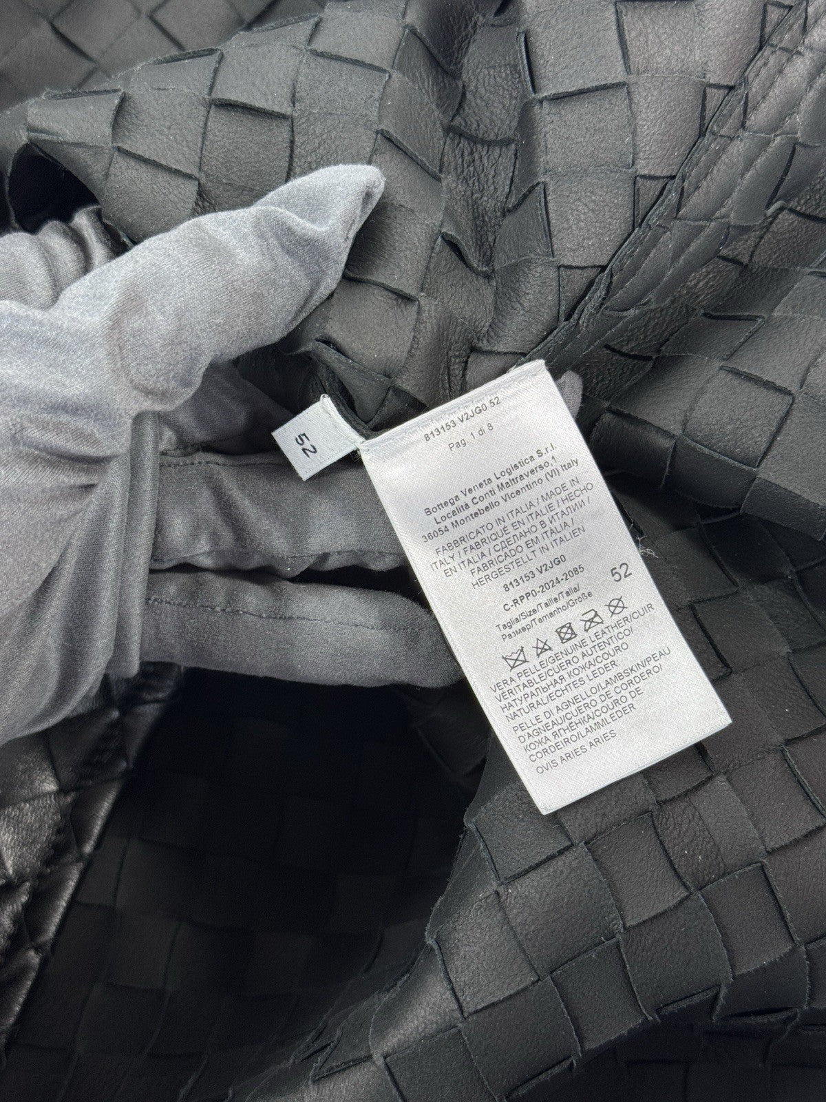 Bottega Veneta Intrecciato Lambskin Shirt, photo 6