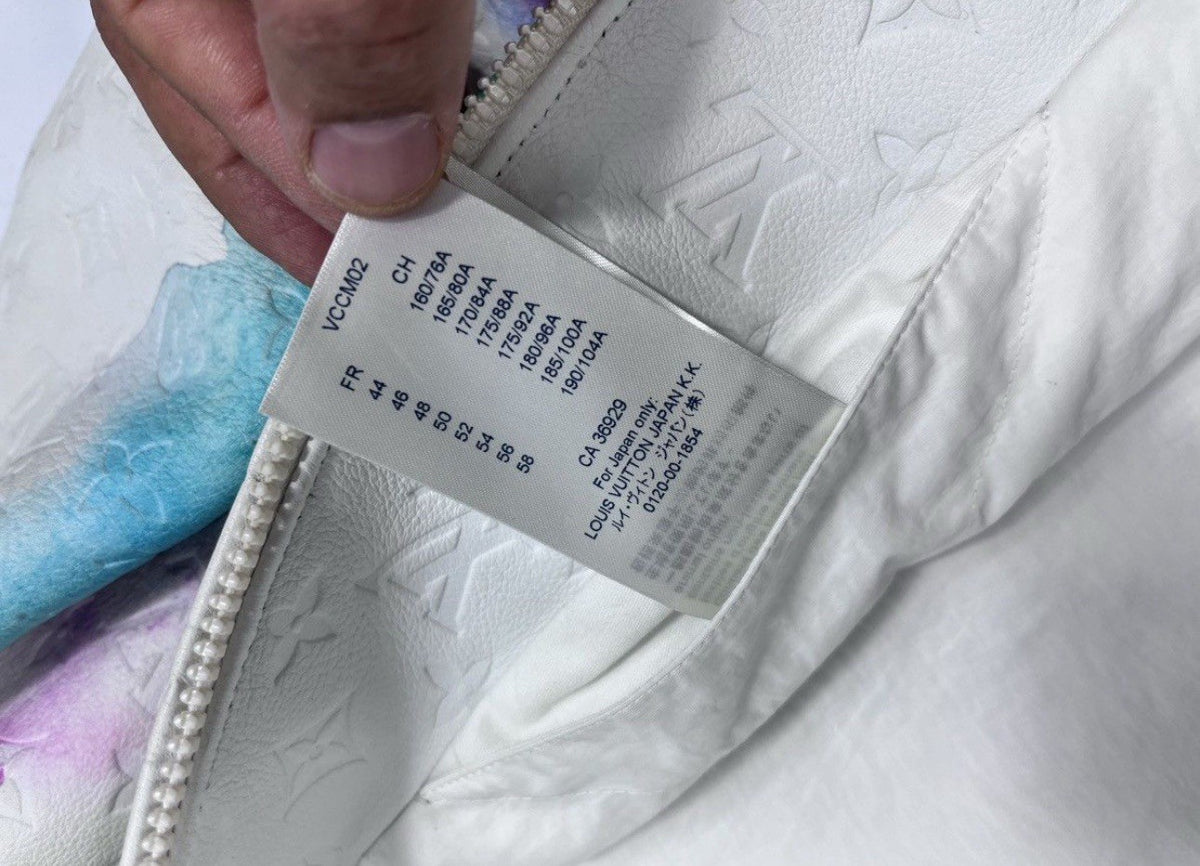 Louis Vuitton By Virgil Abloh Watercolour Leather Jacket, photo 9
