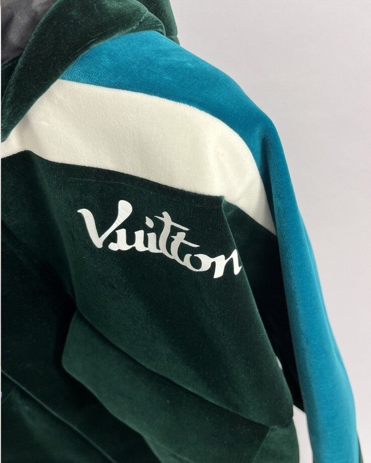 Louis Vuitton x Virgil Abloh Technical Taped Velour Windbreaker Jacket, photo 3