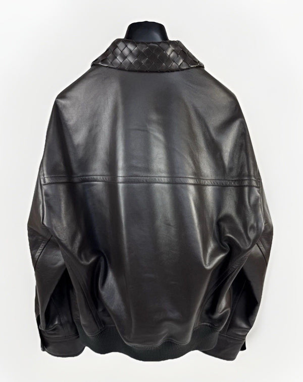 Bottega Veneta Soft Nappa Brown Blouson Jacket, photo 2