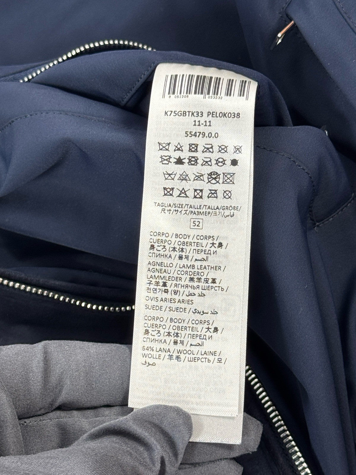 Eleventy Suede Reversible Hooded Zip Up Jacket, photo 7