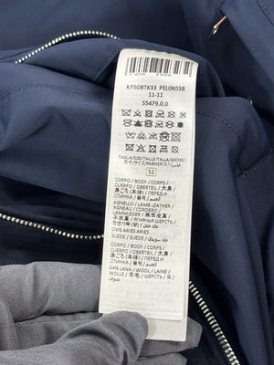 Eleventy Suede Reversible Hooded Zip Up Jacket, photo 7
