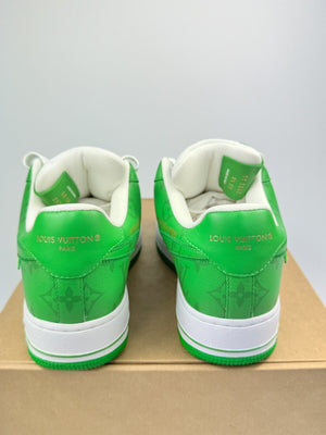 Louis Vuitton x Air Force 1 Green Trainers by Virgil، الصورة 3
