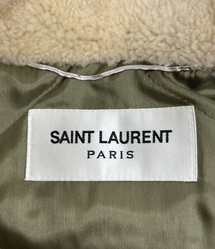 Saint Laurent Shearling Lined Camo Parka, photo 6