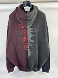 Vetements x Cradle Of Filth Oversized Panned Zip Hoodie، الصورة 7
