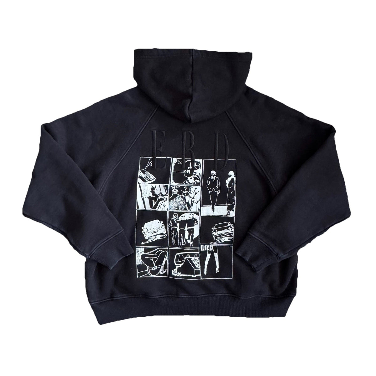 Enfants Riches Deprimes Embroidered Comic Print Oversized Hoodie, photo 1