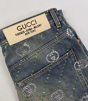 Gucci Crystal Interlocking GG Jeans, photo 7