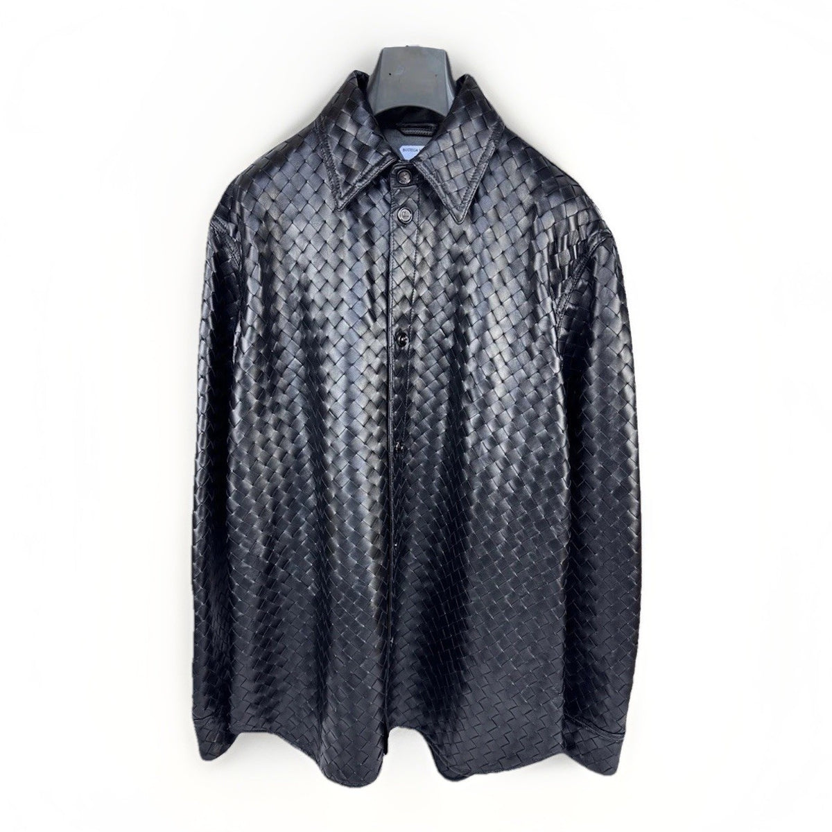 Bottega Veneta Intrecciato Lambskin Shirt, photo 2