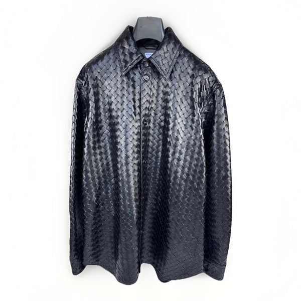 Bottega Veneta Intrecciato Lambskin Shirt, photo 2