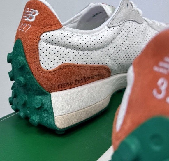 New Balance 327 x Casablanca Tennis Club Moyen Orange Trainers, photo 6