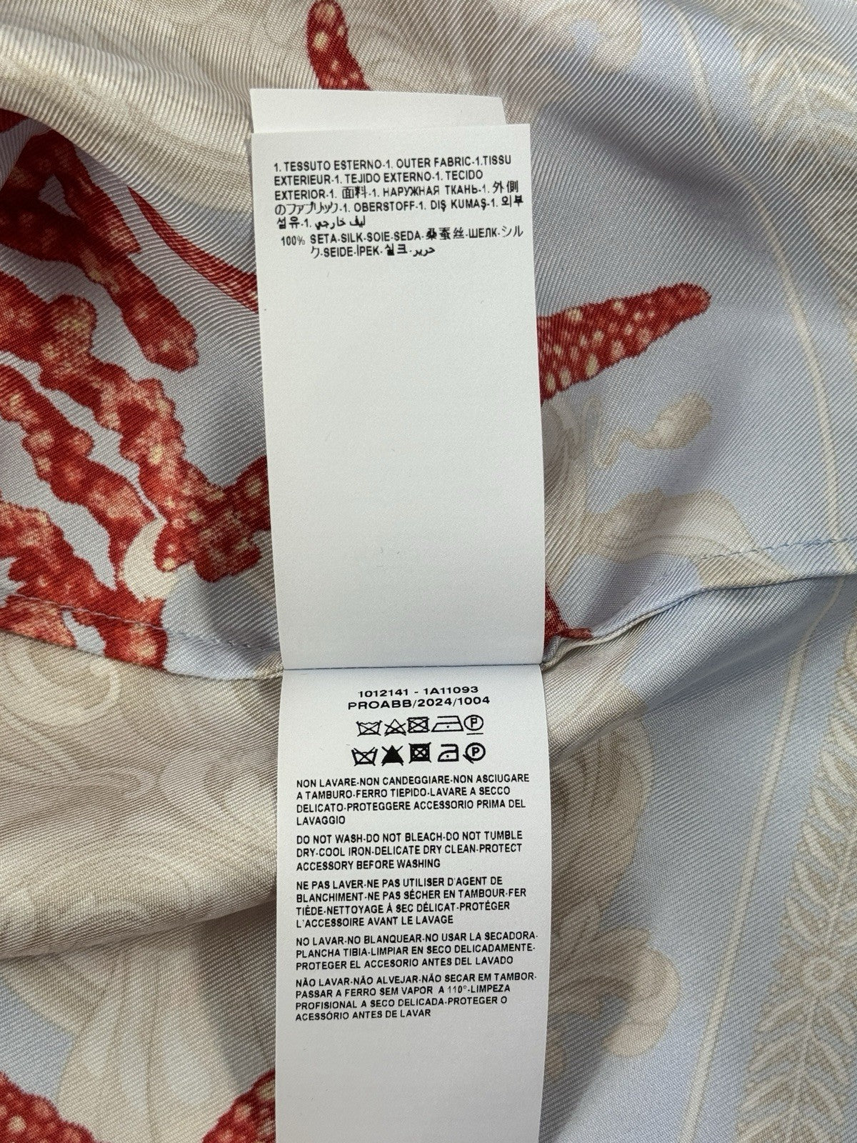 Versace Seascape Print Silk Shirt, photo 10