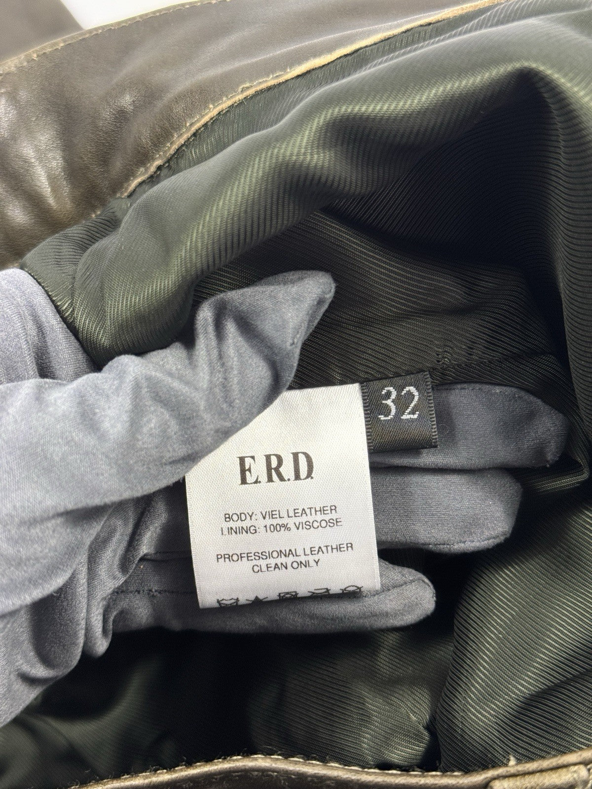 Enfants Riches Deprimes Moto Fly Soft Veil Leather Trousers, photo 9