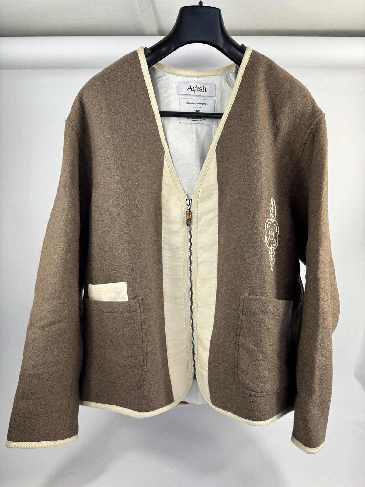 Adish x The Inoue Brothers Wool Zip Up Jacket, photo 3