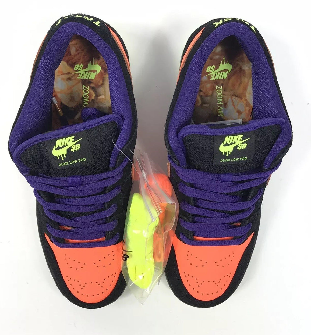 Nike SB Dunk Low Pro Halloween Sneakers Black/Total Orange, photo 2