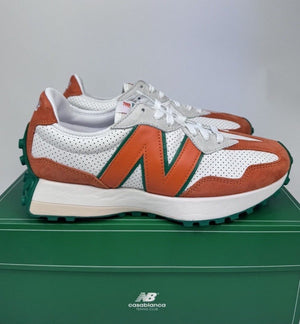 New Balance 327 x Casablanca Tennis Club Moyen Orange Trainers، الصورة 2
