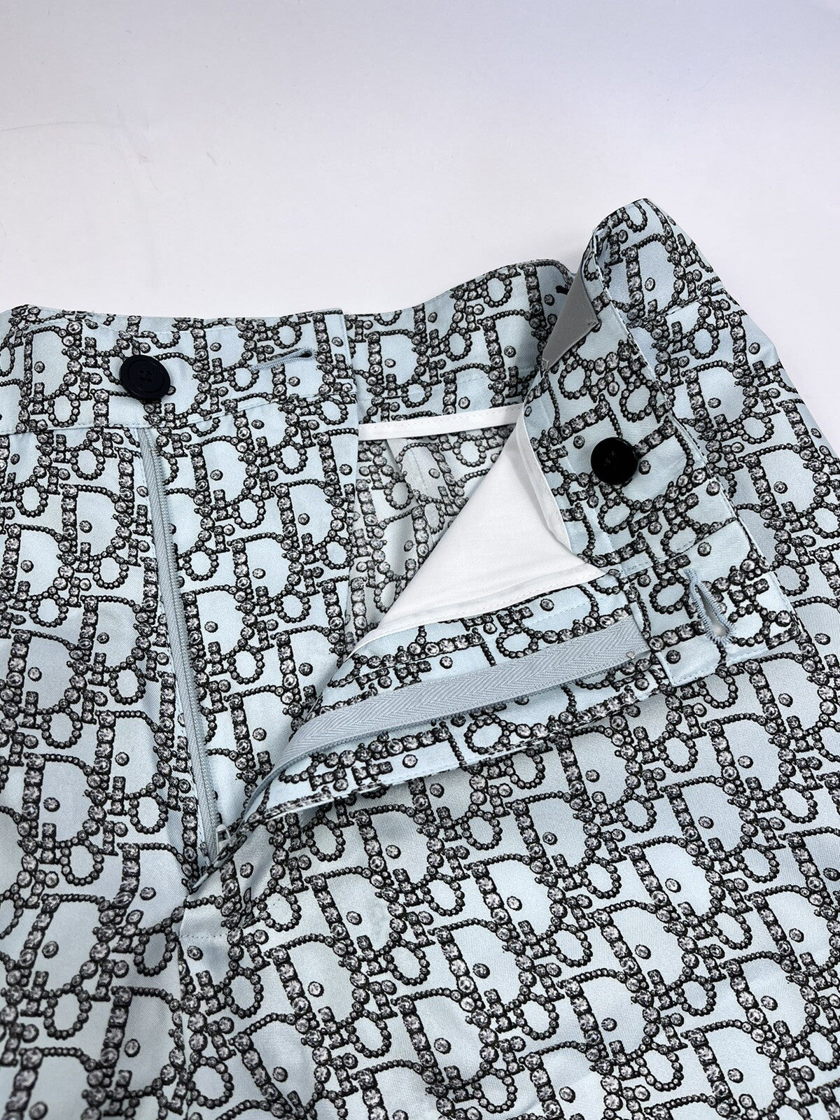 Dior Silk Diamonds Oblique Print Bermuda Shorts, photo 5