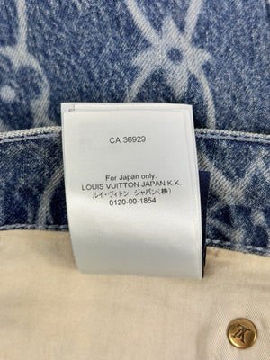 Louis Vuitton Monogram Print Denim Shorts, photo 10