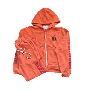 Paly Hollywood Rolling Stones Zip Hoodie And Sweatpants Set, photo 2