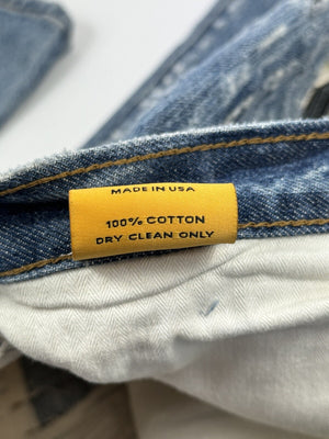 Gallery Dept Logo Print Distressed Jeans（写真9）