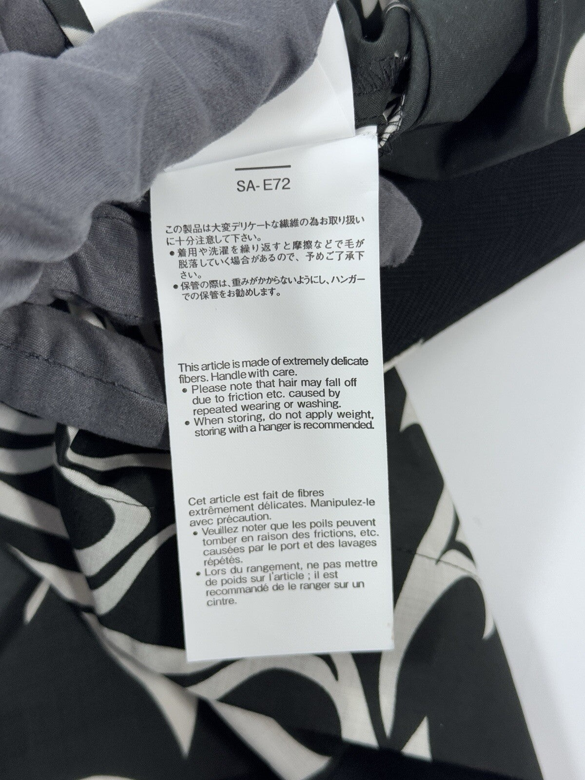 Sacai Velvet Collar Floral Print Shirt, photo 9