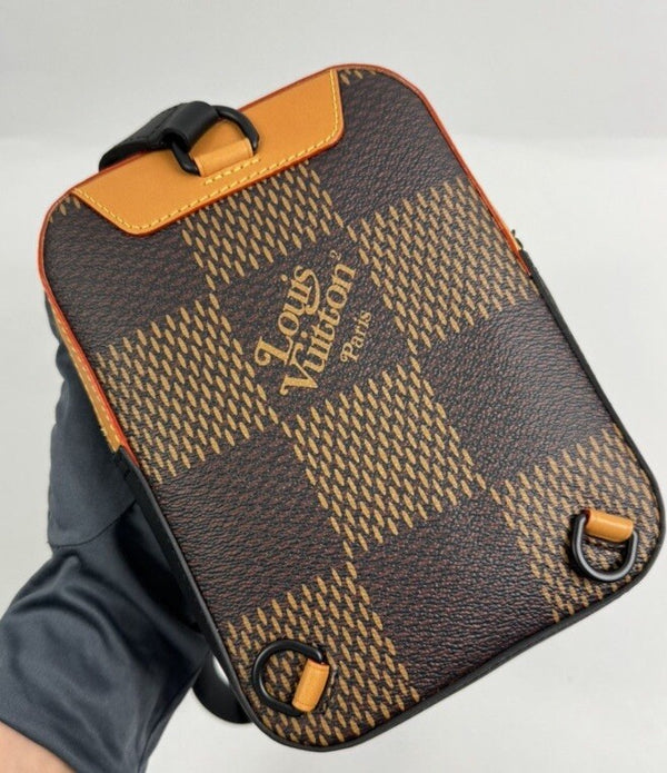 Louis Vuitton x Nigo Amazone Damier Ebene Brown Sling Bag, photo 2