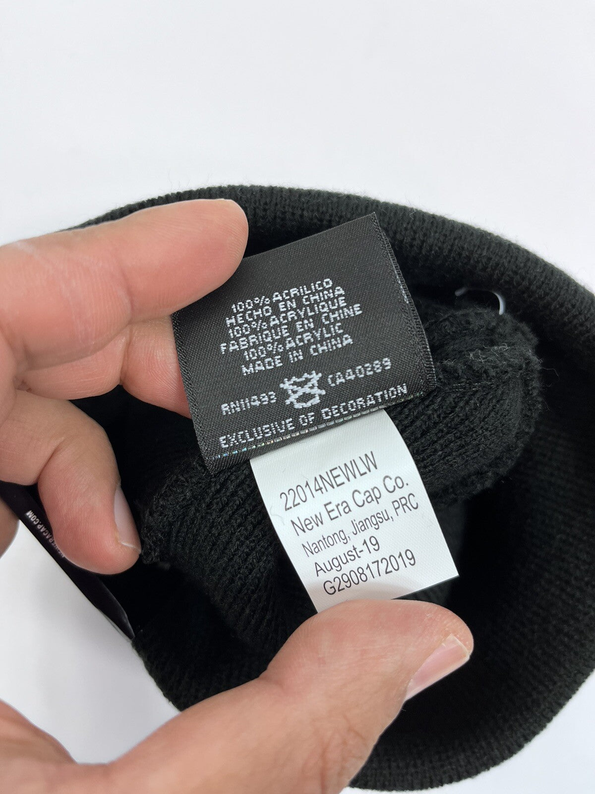 Supreme Bandana Box Logo Black Beanie Hat, photo 6