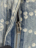 Chanel Logo Print Denim Jeans، الصورة 5