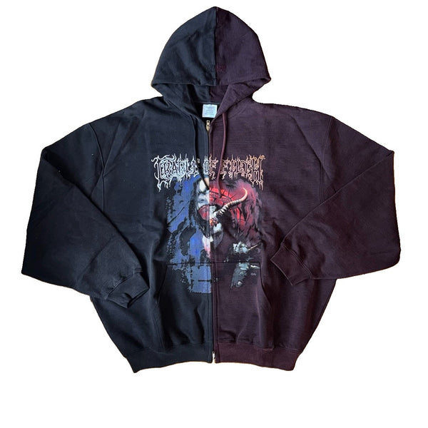 Vetements x Cradle Of Filth Oversized Panned Zip Hoodie, photo 2