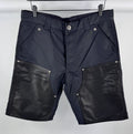 Chrome Hearts Leather Panel Cross Patch Nylon Shorts، الصورة 3