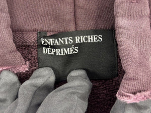 Enfants Riches Deprimes Classic Font Distressed Neck Cut Hoodie، الصورة 9