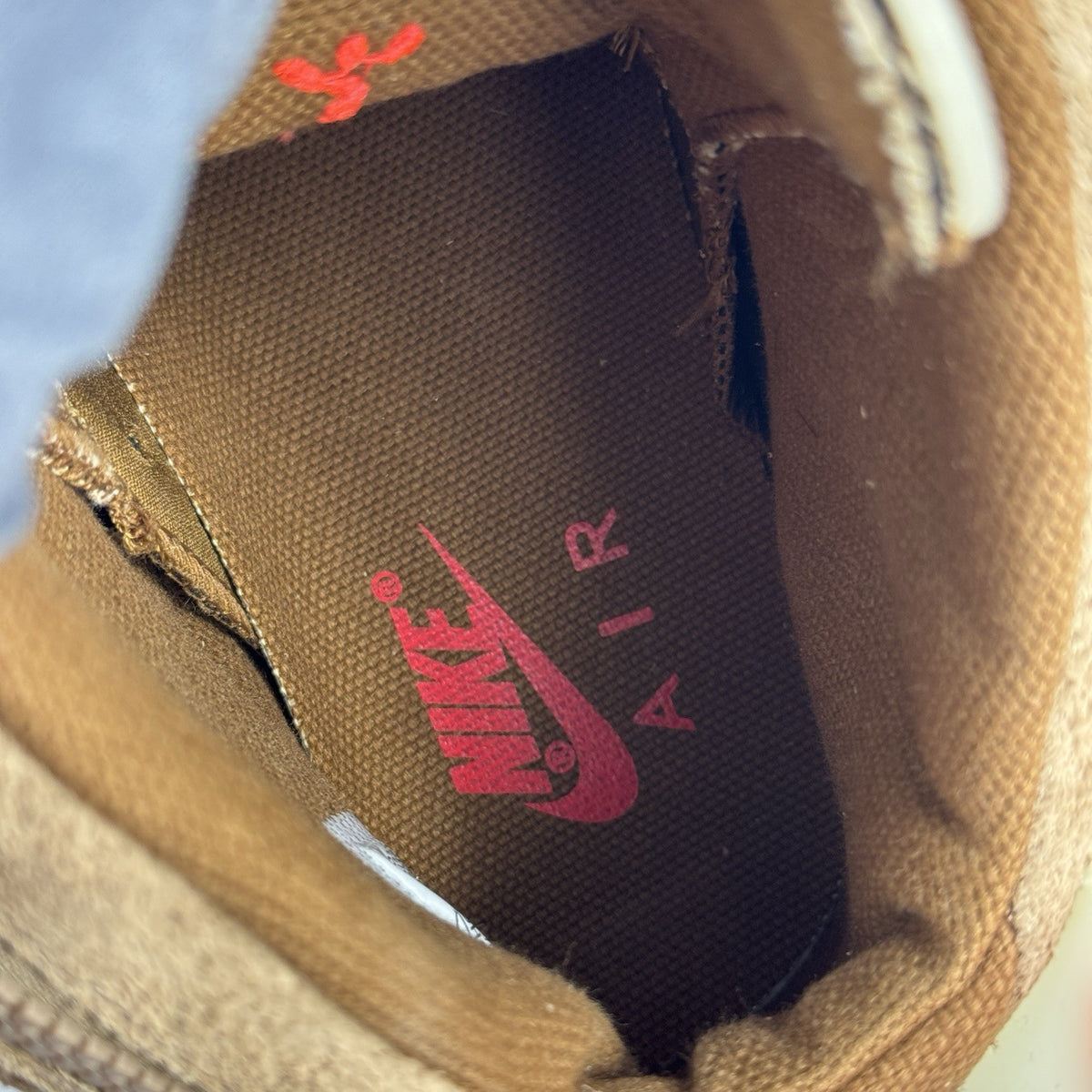 Travis Scott x Jordan 6 Retro British Khaki Sneakers, photo 11