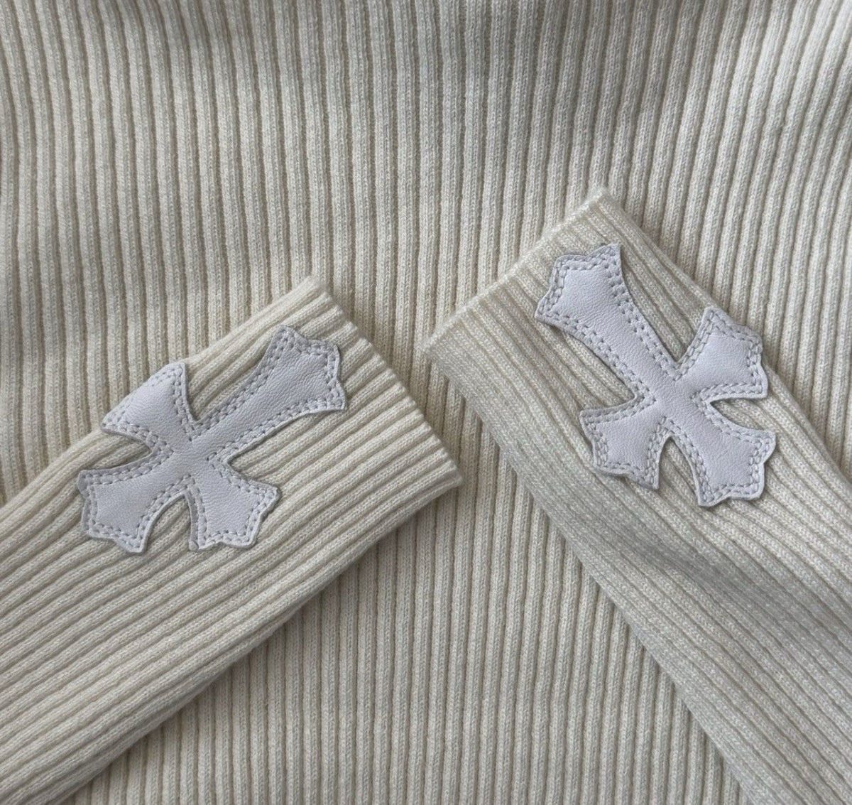 Chrome Hearts Cashmere Turtleneck with Cross Patch Sleeves, photo 2