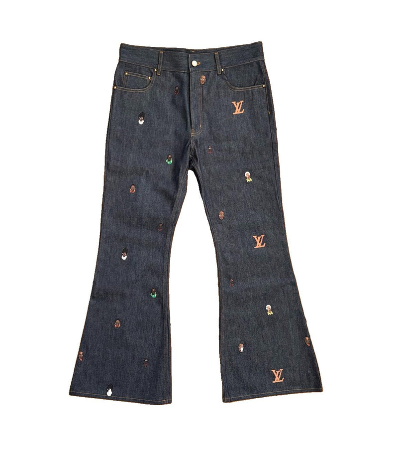 Louis Vuitton x Pharrell Henry Tyler Embroidered Jeans, photo 1