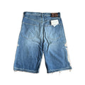 Kapital Bone X-Ray Embroidered Denim Shorts، الصورة 2