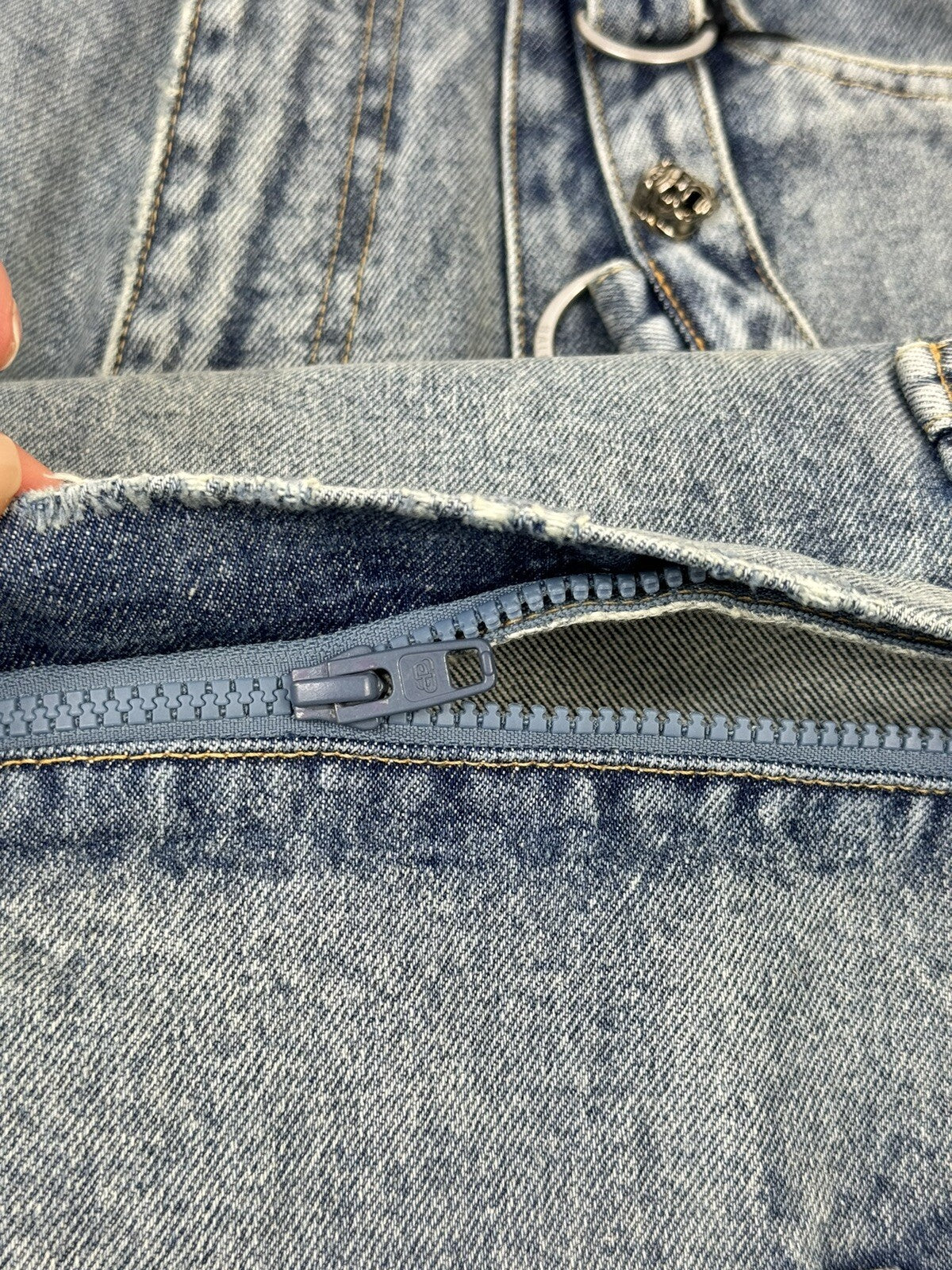 Balenciaga 2 in 1 Raver Japan Denim Jeans / Shorts, photo 19