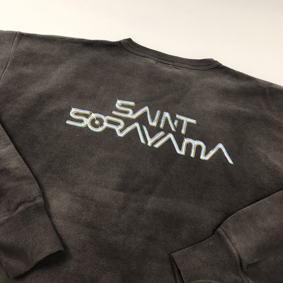 Saint Michael x Hajime Sorayama Faded Black Sweatshirt, photo 4