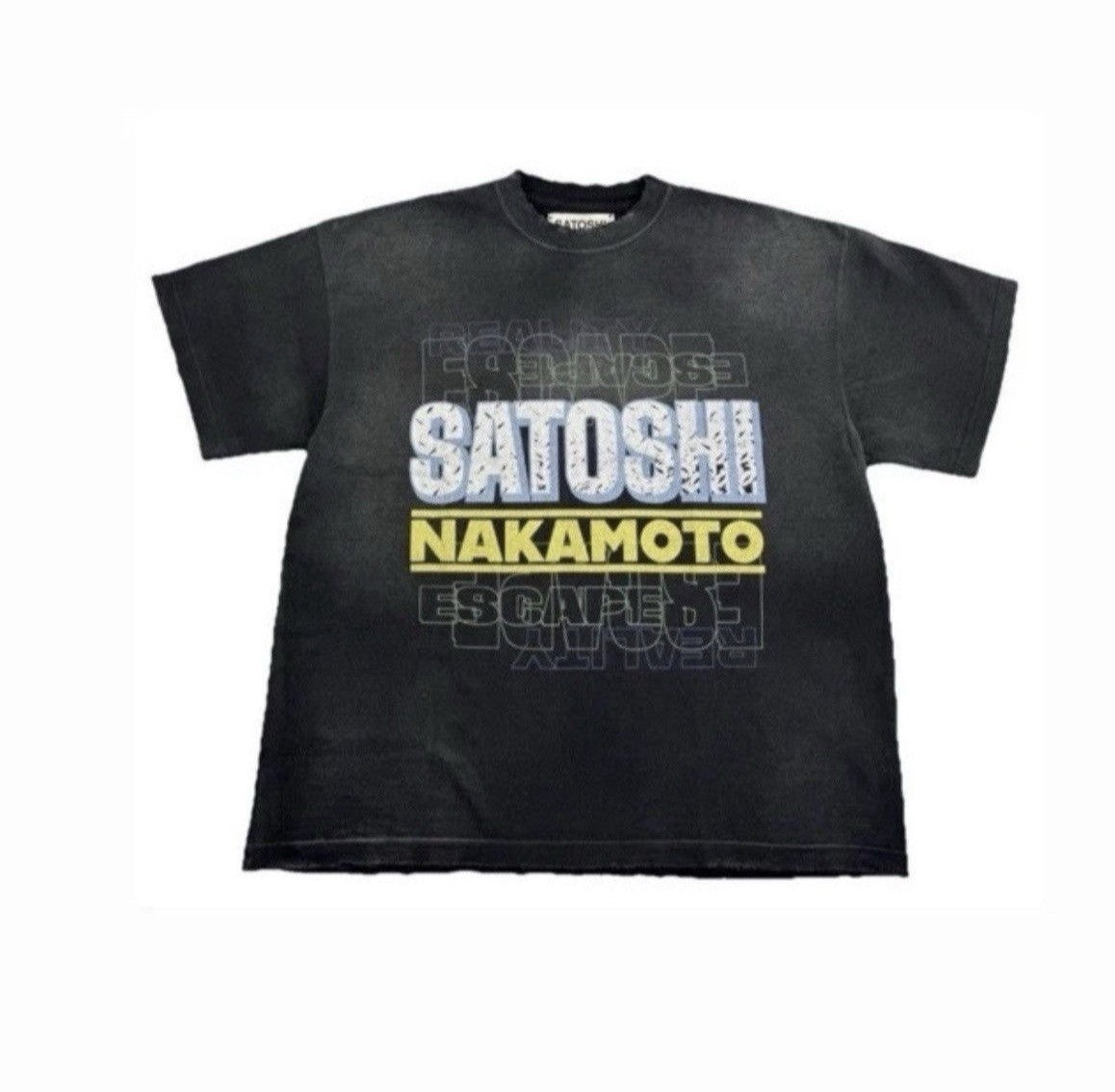 Satoshi Nakamoto Escape Reality Print T-Shirt, photo 1