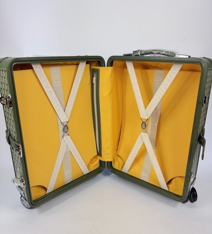 Goyard Limited Edition Hand Painted Numbered Bourget PM Cabin Trolley Suitcase, photo 14