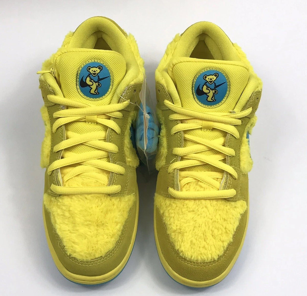 Nike SB Dunk x Grateful Dead Bears Yellow Low Sneakers, photo 2