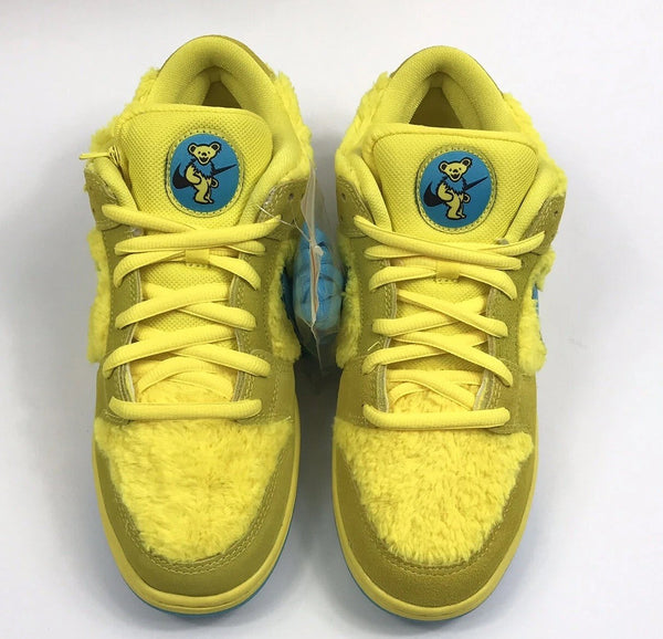 Nike SB Dunk x Grateful Dead Bears Yellow Low Sneakers, photo 2