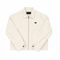 Prada Triangle Logo Oversized Denim Jacket, photo 1
