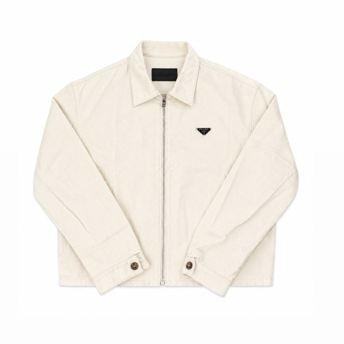 Prada Triangle Logo Oversized Denim Jacket, photo 1