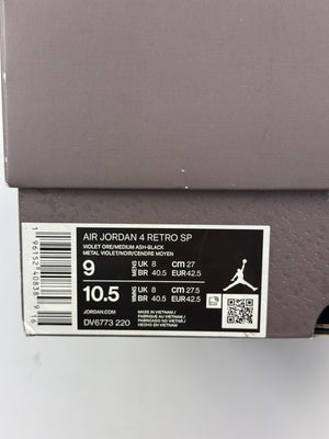 Air Jordan 4 Retro x A Ma Maniere SP Violet Ore Trainers, photo 15